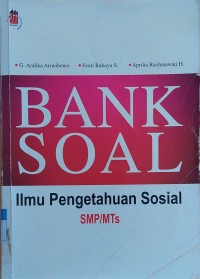 BANK SOAL IPS (ILMU PENGETAHUAN SOSIAL)