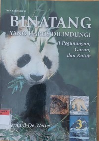 BINATANG YANG HARUS DILINDUNGI di Pegunungan, Gurun, dan Kutub 3
