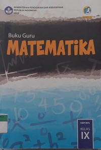 Buku Guru Matematika Kelas IX