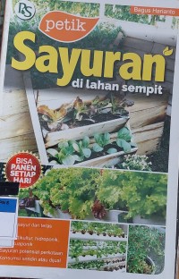 Petik Sayuran di Lahan Sempit