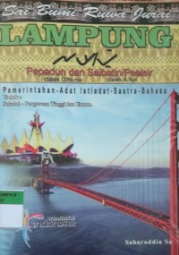 Sai Bumi Ruwa Jurai Lampung Pepadun dan Saibatin